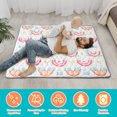 thumbnail image 5 of NiBaby 50x50 Foam Baby Playmat with Vibrant Patterns, Foldable Thick Cushioned Play Area and Non-Slip Base for Indoor/Outdoor Use, Machine-Washable, Hypoallergenic and Safe for Baby (Rainbow), 5 of 7