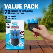 (3 pack) Thermacell E-ZoneGuard Rechargeable Mosquito Repellent Refill 72-Hour Pack