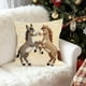thumbnail image 4 of Funda de almohada con estampado divertido del año del caballo, funda de cojín de lino para sofá, decoración del hogar, funda de cojín familiar, funda de almohada cuadrada, 4 of 8