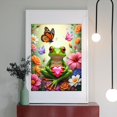 thumbnail image 2 of Diamond Art Kits for Adults - 5d Frog With Heart Surrounded By Flowers Diamond Painting for Adults, Diamond Art for Adults Beginners, Diamond Painting Kits for Adults for Home Wall Decor, 2 of 7