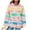 Mint Green, variant on Waffle Hoodies for Womens Fashion Color Block Sweatshirts Drawstring Raglan Hooded Sweaters Fall Winter Long Sleeve Hoody Jacket Outwears Tops with Pocket