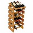 thumbnail image 1 of Wooden Mallet WRD35LO 18 Bottle Dakota Wine Rack with Display Top, 1 of 1