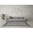 thumbnail image 3 of Ahgly Company Indoor Square Oriental Gray Industrial Area Rugs, 4' Square, 3 of 4