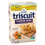 Triscuit Garden Herb Whole Grain Wheat Crackers, 8.5 oz