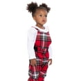 thumbnail image 6 of Wonder Nation Baby Girl Holiday Jumpsuit Outfit Set, 2 Pieces, Sizes 0/3-24 Months, 6 of 9