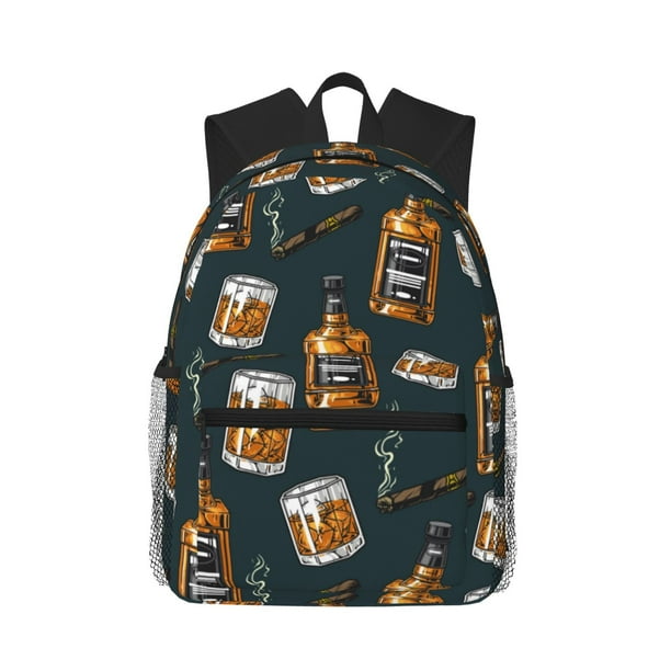 Disketp Cigar Mochila Ligera Clásica con Múltiples Bolsillos, Mochila Casual para Hombre y Mujer, Ideal para Escuela, Trabajo y Viajes