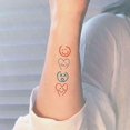 thumbnail image 4 of Kim Hyun-Ah Same Style Smiley Heart Ins Style Wrist Children'S Cute Gift Tattoo Sticker, 4 of 7