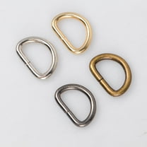 SOPOTUTU D Rings Heavy Duty D Ring Zinc Alloy Assorted Color Multipurpose Collar Making 40 Pcs