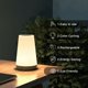 thumbnail image 5 of Luz de noche LED, mesita de noche Lámpara, Lámpara de noche táctil colorida, Control remoto, Recargable con brillo ajustable, para dormitorio, habitación de niños y sala de estar [Clase energética F], 5 of 5