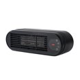 thumbnail image 2 of Portable Home Desktop Heater with Remote – 500–1000W Space Heating Fan, Tip-Over Auto Shut-Off, Quiet Warm Air Blower for Office, Bedroom, Living Room, Adjustable Temp (15–32°C), 2 of 4