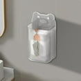 thumbnail image 1 of Wall Mounted Tissue Box, Household Bathroom No-Punching Paper Holder, Adhesive Installation, Cute Bear Design, Large Capacity, Wide Opening for Easy Extraction, Versatile for Kitchen Living Room, 1 of 6