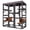 Black, variant on Aivituvin 70" Walk-in Catio Outdoor Cat Enclosure, Large Cat Cage with 7 Platforms, 2 Rest Houses & Waterproof Roof for Multiple Cats