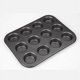 thumbnail image 1 of Juego de 1 molde para muffins de acero al carbono antiadherente negro (M) Sailing Electrónica, 1 of 5