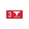 thumbnail image 5 of Champion Women's Microfiber Thong 3 Pack, 5 of 6