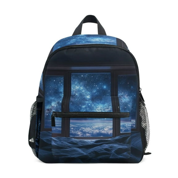 FORMRS School Backpack with Front Zippered Pocket 12" Student Travel Daypack, Window Space