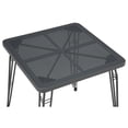 thumbnail image 3 of Pemberly Row Contemporary Steel Metal Pub Table in Gray Steel, 3 of 3