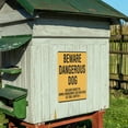 thumbnail image 7 of Beware Dangerous Dog Declared Under The Animal Management Sign Aluminum Wall Art Decor Outdoor & Indoor Office Home 8x12 Inch, 7 of 7