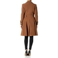 thumbnail image 3 of De La Creme - Womens Spring Belted Trench Rain Coat Brown Size 8, 3 of 4