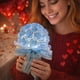 thumbnail image 5 of Lámpara De Rosa De Plástico Kit de bricolaje de lámpara azul con luces LED, luz de noche floral para decoración de dormitorio (1 unidad) JASKFLY, 5 of 8