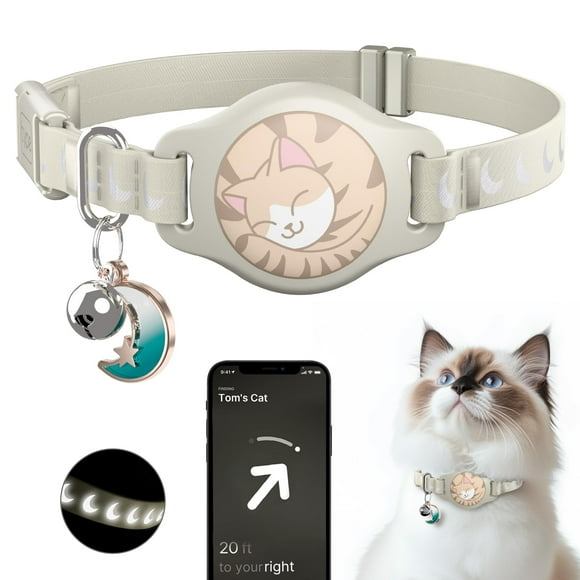 Funda tipo collar tipo gato con soporte Airtag para Apple Air Tag
