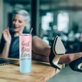 thumbnail image 5 of Best Boss Lady Gifts For Women Boss Gifts 20oz Boss Lady Cup Boss Day Gift for Female Boss Birthday Christmas Farewell Leaving Job Gifts for Women Presents for Boss Lady Skinny Tumbler With Lid Straw, 5 of 6
