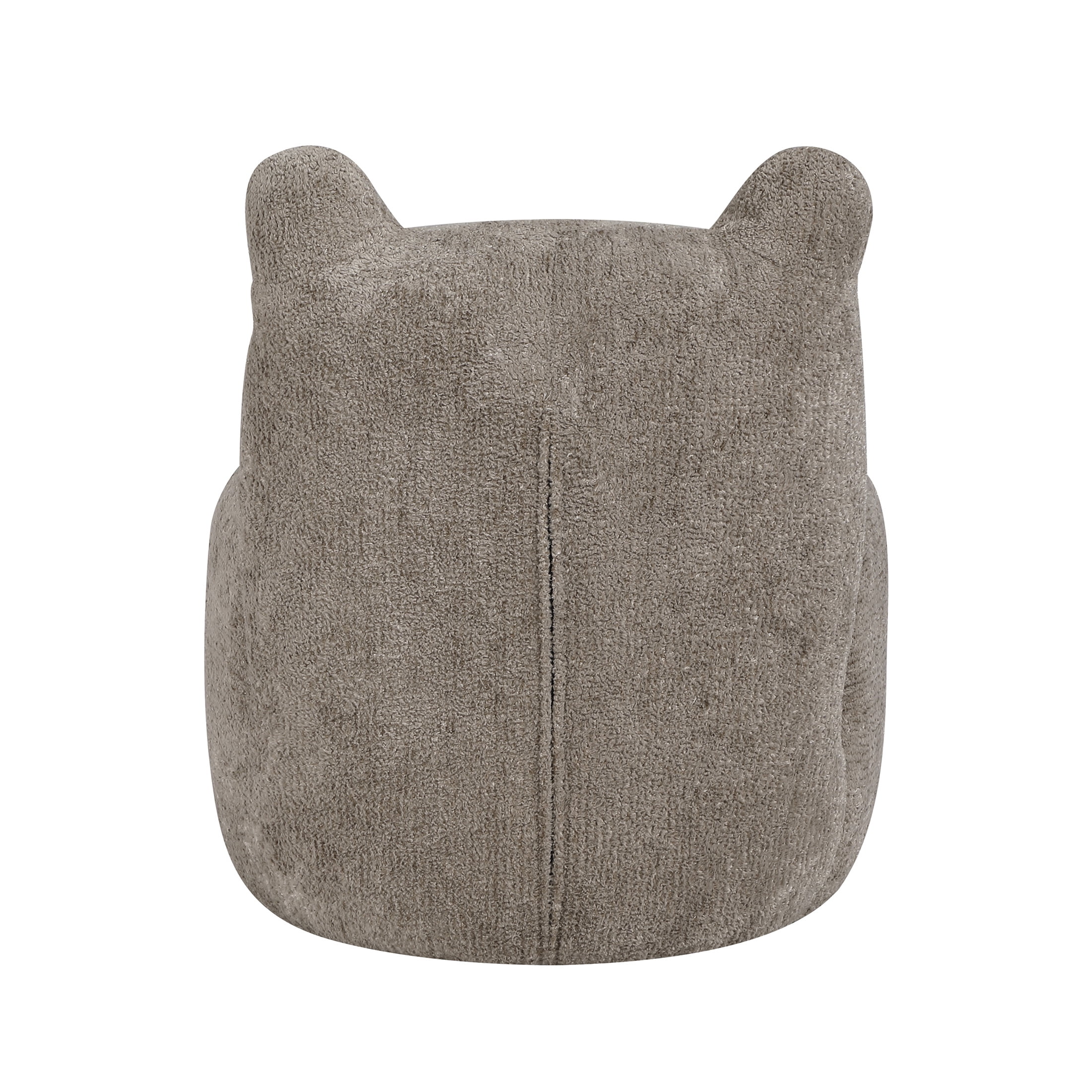 OakvillePark Grove Modern Chenille Cute Bear Shaped Mini Kids Accent Chair, Brown