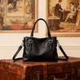 thumbnail image 3 of Vintage Purses and Handbags PU Leather Fashion Hobo Bag with Adjustable Shoulder Strap Ladies Hand Bag for Women Work Shopping Travel (Black), 3 of 10