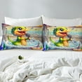 thumbnail image 4 of Erosebridal Kawaii Alligator Sheet Set Twin,Cartoon Bubble Bedding Sets Twin Size,Microfiber Bed Sheets Twin,Animal Decoration,3pcs, 4 of 7