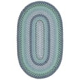 thumbnail image 2 of SAFAVIEH Braided Claes Bordered Reversible Area Rug, Gray/Green, 4' x 6' Oval, 2 of 11
