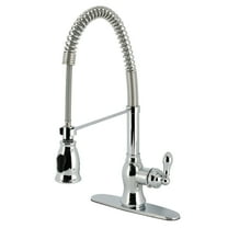Gourmetier GSY8891ACL American Classic Single-Handle Deck-Mount Pre-Rinse Kitchen Faucet, Polished Chrome