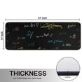 thumbnail image 5 of Kitchen Rugs Sets Of 2,Math Equations Multicolor Formulas Black Pattern Anti Fatigue Kitchen Mat Rugs Non Slip Washable,Decorative Kitchen Floor Mats for Kitchen,Sink,Laundry,17"x47"+17"x47", 5 of 5