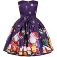 thumbnail image 2 of Girls Christmas Dresses Fancy Halloween Christmas Festival Party Dress 2-9Y, 2 of 6