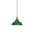 thumbnail image 1 of Retro Green Metal Iron Pendant Light Fixture, Industrial Style Vintage Pendant Lamp, Simple Pendant Lighting for Over Kitchen Sink Island Dining Room Table Bar Counter Laundry Room Entrance, 1 of 7