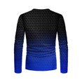 thumbnail image 4 of Black Zip Up Sweatshirt Mens Lightweight Long Sleeve Shirt Casual Geometry Print T Shirt Tee Graphic Tee Outdoor T Shirt, 4 of 7