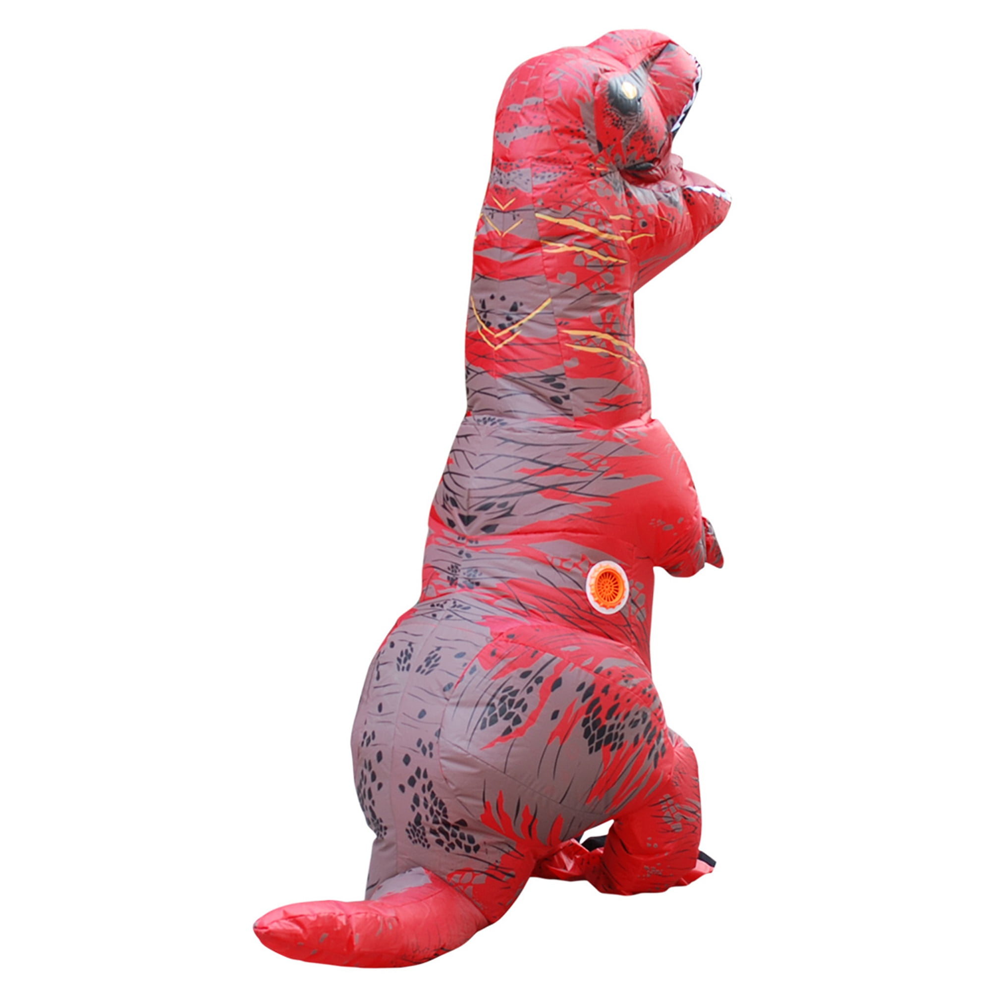Inflatable Dinosaur Costume for Adult and Kid Halloween Blow Up Costume Dinosaur Rider Costume
