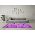 thumbnail image 3 of Ahgly Company Indoor Rectangle Abstract Purple Modern Area Rugs, 3' x 5', 3 of 4