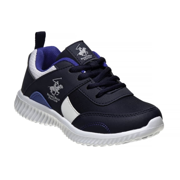 Beverly Hills Boys Lace Up Sneakers, Navy, Size: 3