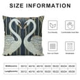 thumbnail image 5 of COMIO  Tapestry Cushion Cover Decorative Sofa Pillowcase Inspired by Walter Crane, The Swan (CCOV-Art-WC-SWAN), 5 of 5