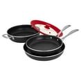 thumbnail image 4 of Henckels Capri Notte 4-pc Aluminum Nonstick Cookware Set with Universal Lid, 4 of 5