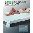 thumbnail image 3 of Life Balance Queen Size Mattress, 10 Inch Cooling-Gel Memory Foam Mattress Made in USA, CertiPUR-US Certified Mattresses in a Box, Medium Firm, Pressure Relief, Motion Isolation, CY-10-Q-V, 3 of 8