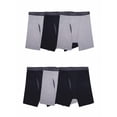 thumbnail image 2 of Fruit of the Loom Men's Boxer Briefs (Pack of 4), Black/Gray, XX-Large, 2 of 3