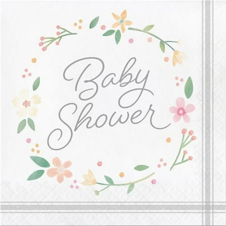 Creative Converting Farmhouse Floral Paper Napkins, 16/Pkg, Style 4