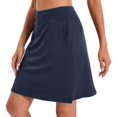 thumbnail image 4 of Falda de pantalón hasta la rodilla para mujer con pantalón corto interior Falda de tenis, 4 of 8