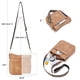 thumbnail image 5 of Bolsos bandolera BOSTANTEN Trendy de piel vegana Hobo Camel Brown, 5 of 8