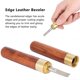 thumbnail image 4 of Edge Leather Beveler Sandalwood Edger DIY Beveling Exterior Finishing Craft Cutting Tool2.0mm, 4 of 4