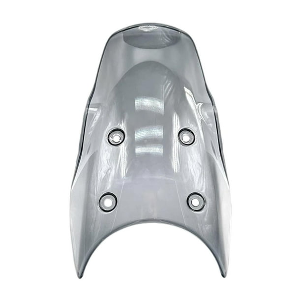 Protector de parabrisas para motocicleta Accesorios para motocicleta Protección de parabrisas delantero Gris