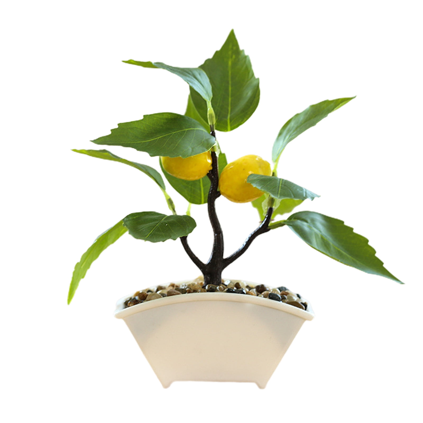 Minchun Artificial Lemon Potted Plants,Artificial Fruit Lemon Tree