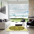 thumbnail image 7 of Ahgly Company Machine Washable Indoor Rectangle Transitional Neon Yellow Area Rugs, 8' x 10', 7 of 7