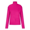 thumbnail image 3 of Njoeus Workout Tops, Women's Long Sleeve Turtleneck Pullover Sweater Plain Casual Knitted Sweaters Tunic Blouse Tops S-XXL, 3 of 7