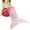 Pink Ombre, variant on Catalonia Mermaid Tail Fleece Blankets for Beds, Soft Flannel All Seasons Blanket for Kids, Adults, Rainbow Ombre Fish Scale Design Snuggle Blanket, Ideal Gift for Holidays, 61" x 19"